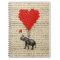 Elephant and heart shaped balloons