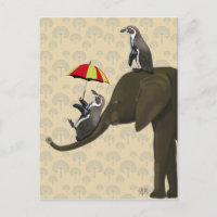 Elephant and Penguins