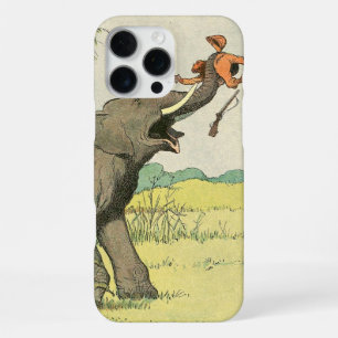 Elephant and Poacher in the Jungle iPhone 16 Pro Max Case