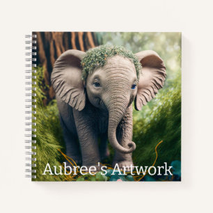 Elephant Artwork Notebook