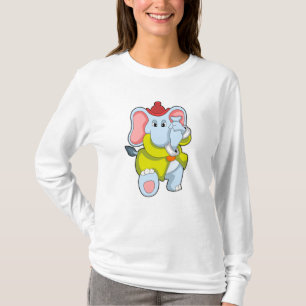Elephant as Firefighter with Proboscis T-Shirt