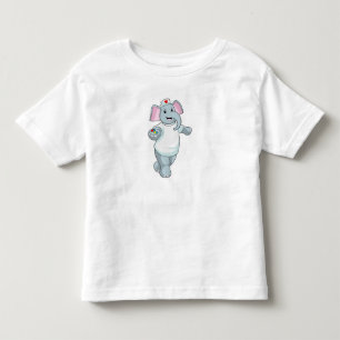 Elephant as Nurse with Medicine Toddler T-shirt