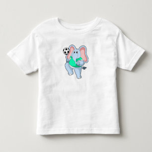 Elephant as Soccer player with Soccer.PNG Toddler T-shirt