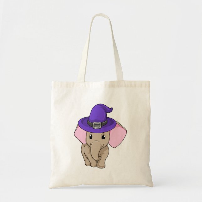 Elephant as Wizard Tote Bag (Front)