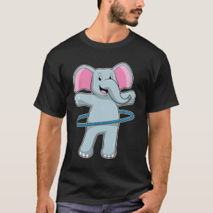 Elephant at Fitness with Fitness tires T-Shirt