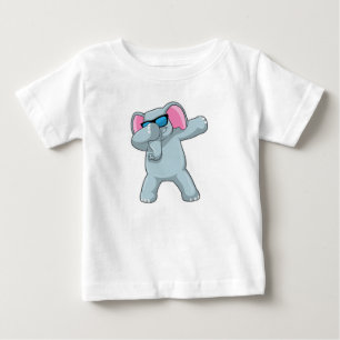 Elephant at Hip Hop Dance Dab Baby T-Shirt