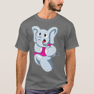 Elephant at Running 2 T-Shirt