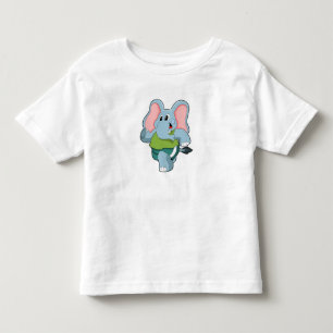 Elephant at Running Toddler T-shirt