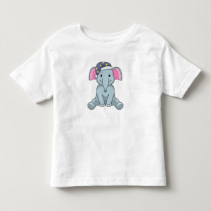 Elephant at Sleeping with Night cap Toddler T-shirt
