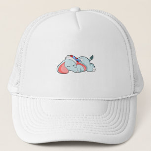 Elephant at Sleeping with Sleepyhead Trucker Hat