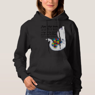 Elephant Autism Mom And She Loved Herself Boys Aut Hoodie