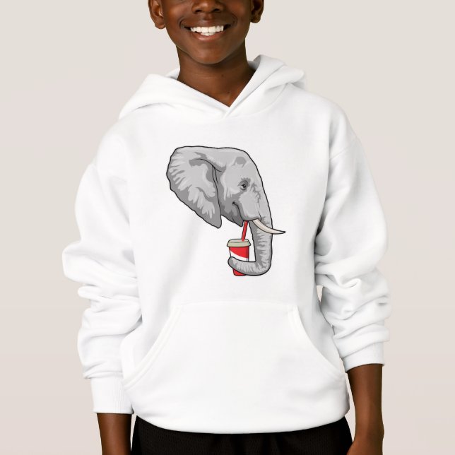 Eléphant avec boisson (Devant)