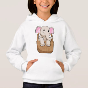 Eléphant avec panier