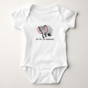 Elephant  baby bodysuit