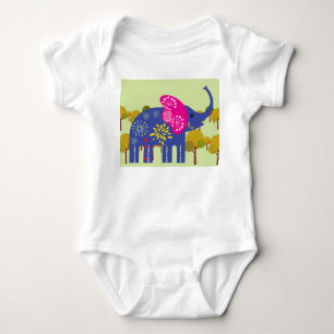 elephant baby bodysuit