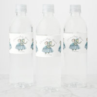 Elephant Baby Personalized Name Girl Shower
