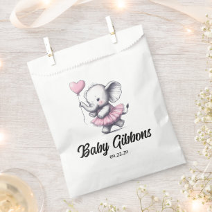 Elephant Baby Shower Favour Bag