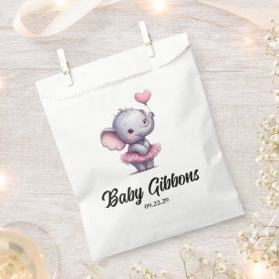 Elephant Baby Shower Favour Bag
