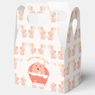 Elephant Baby Shower Favour Box