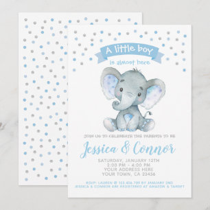Elephant Baby Shower Invitation
