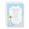 Elephant Baby Shower Invitations boy