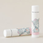 Eléphant Baby shower Lip Balm Faveurs