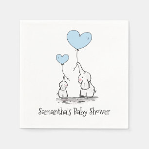 Elephant Baby Shower  Napkin