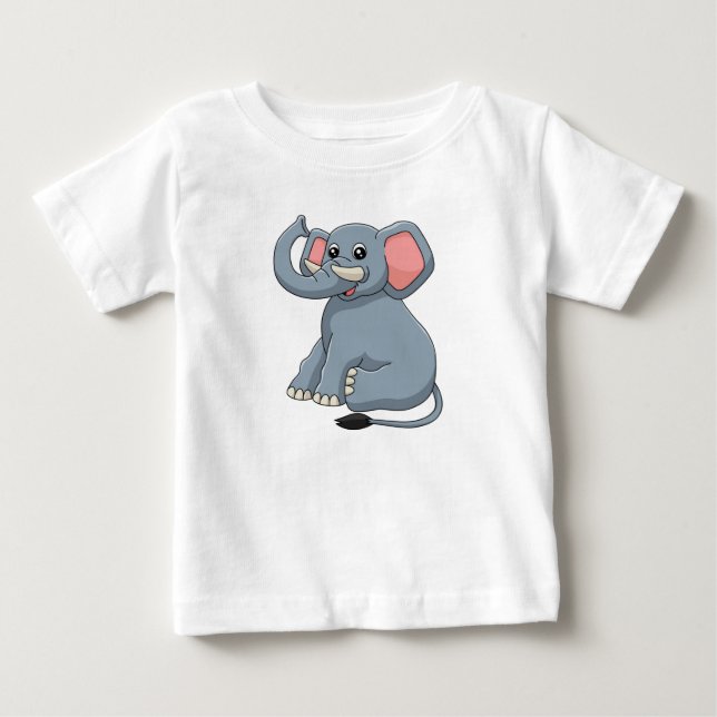 Elephant Baby T-Shirt (Front)