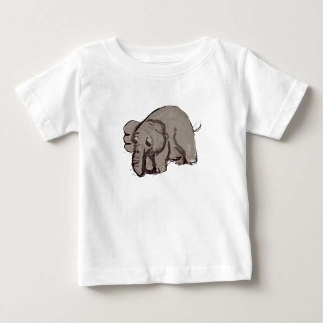 Elephant Baby T-Shirt (Front)
