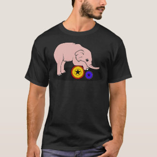 Elephant baby with a ball from the circus T-Shirt