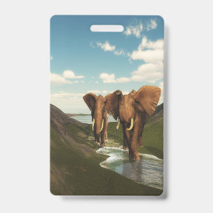 Elephant Badge