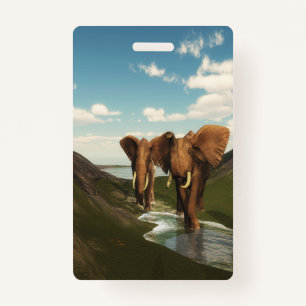 Elephant Badge