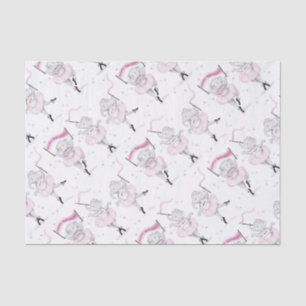 Elephant Ballerina Dance Birthday Tissue Paper