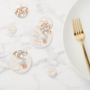 Elephant Balloon Baby Shower Confetti