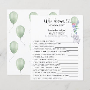 Elephant & Balloon - Who knows mommy best