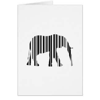 ELEPHANT BARCODE Modèle de conception de code-barr
