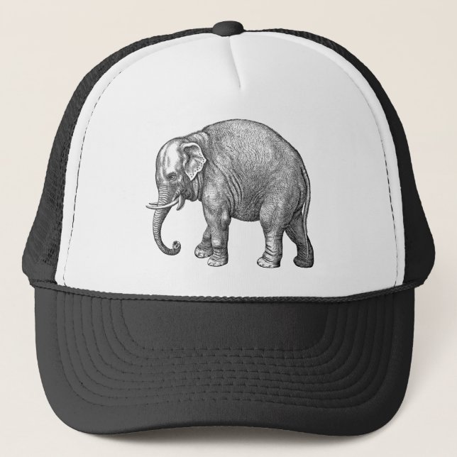 Elephant Baseball Hat (Front)