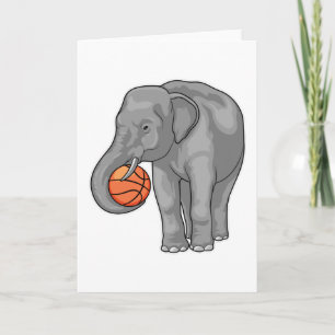 Elephant Basketball player Basketball Card