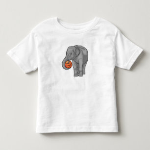 Elephant Basketball player Basketball Toddler T-shirt