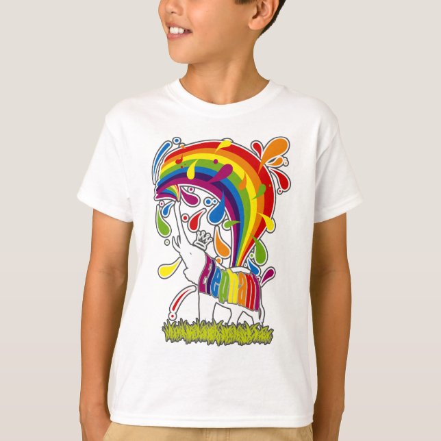 Elephant_Bathing T-Shirt (Front)