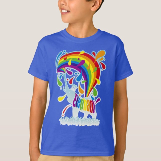 Elephant_Bathing T-Shirt (Front)