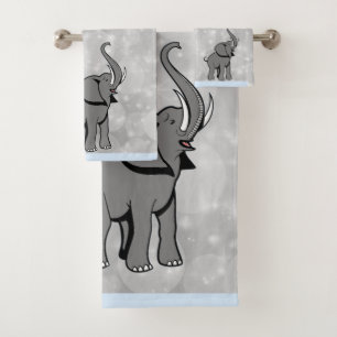 Elephant Bathroom Towel Set