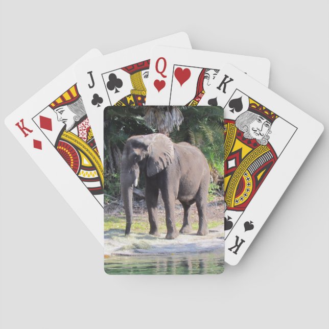Elephant - Bicycle Playing Cards (Back)
