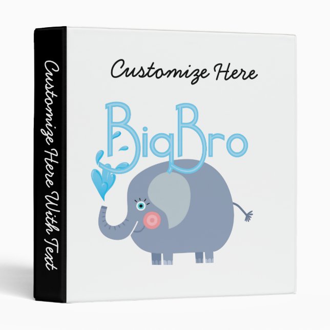 Elephant Big Bro Binder (Front/Spine)