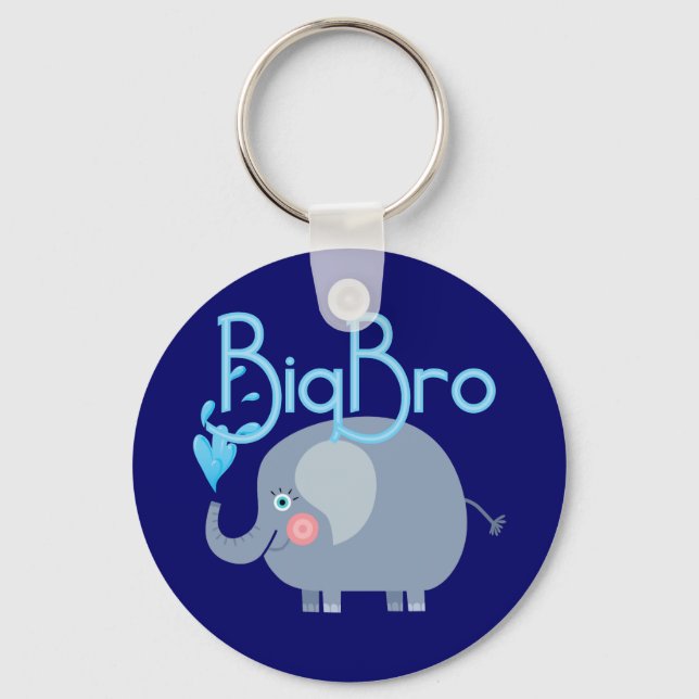 Elephant Big Bro Keychain (Front)