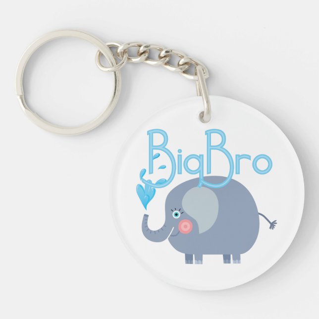 Elephant Big Bro Keychain (Front)