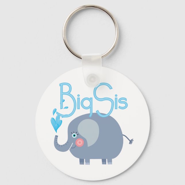 Elephant Big Sis Keychain (Front)