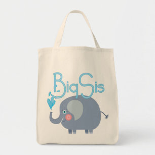 Elephant Big Sis Tote Bag