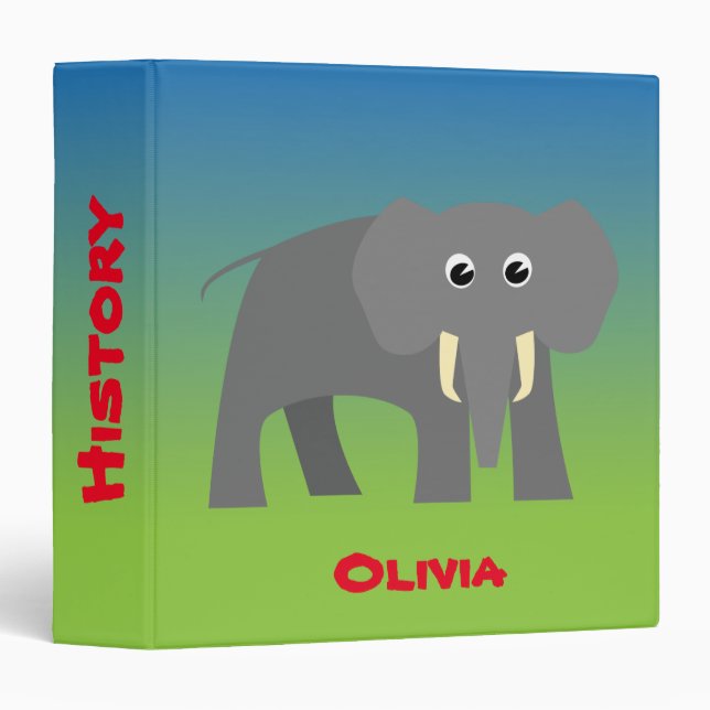 Elephant binder (Front/Spine)