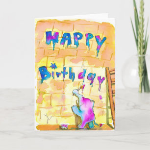 Elephant Birthday Card